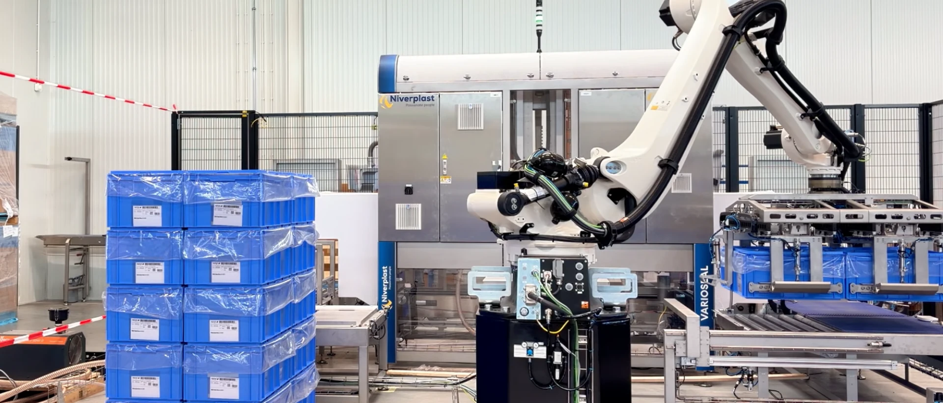Robotic crate stacking solutions
